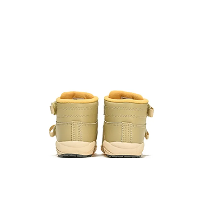 Asics Slip Resistant, Abrasion Resistant, Breathable High Top Toddler Shoes Brown Yellow Infant And Toddler-2