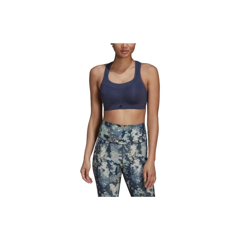 Adidas TLRD IMPACT HIGH-SUPPORT BRA Sports Underwear Women's Dark Gray Navy Blue-3