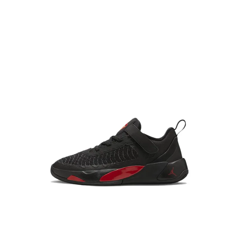 Jordan Luka 1 Luka 1 PF Low Top Children's Basketball Shoes Black Red Children Aged 3 7 Years Old-0