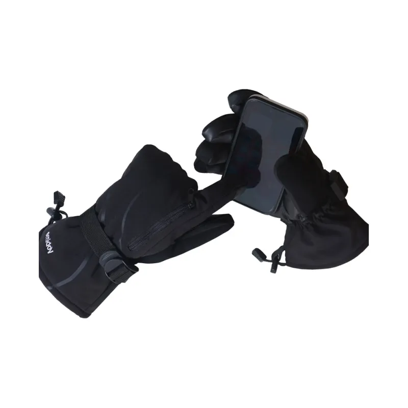 MOERCIAN Polyester Polyester Viscose Gloves Men's-1