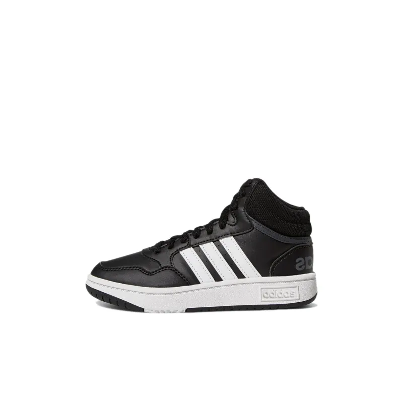 Adidas Hoops Mid Core Black Cloud White Grey GS-0