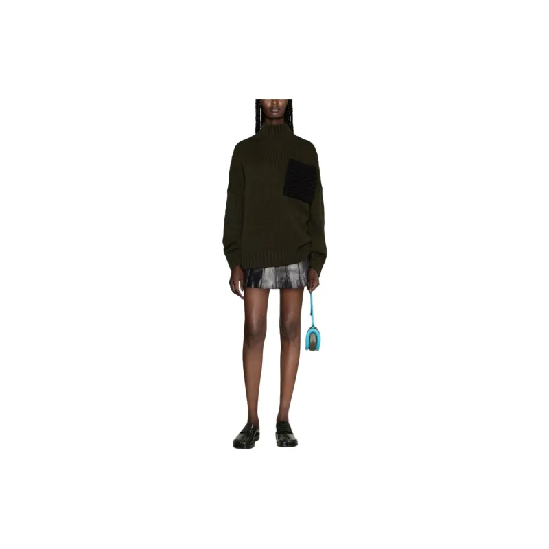 JW Anderson Sweater Women's Olive Green-1