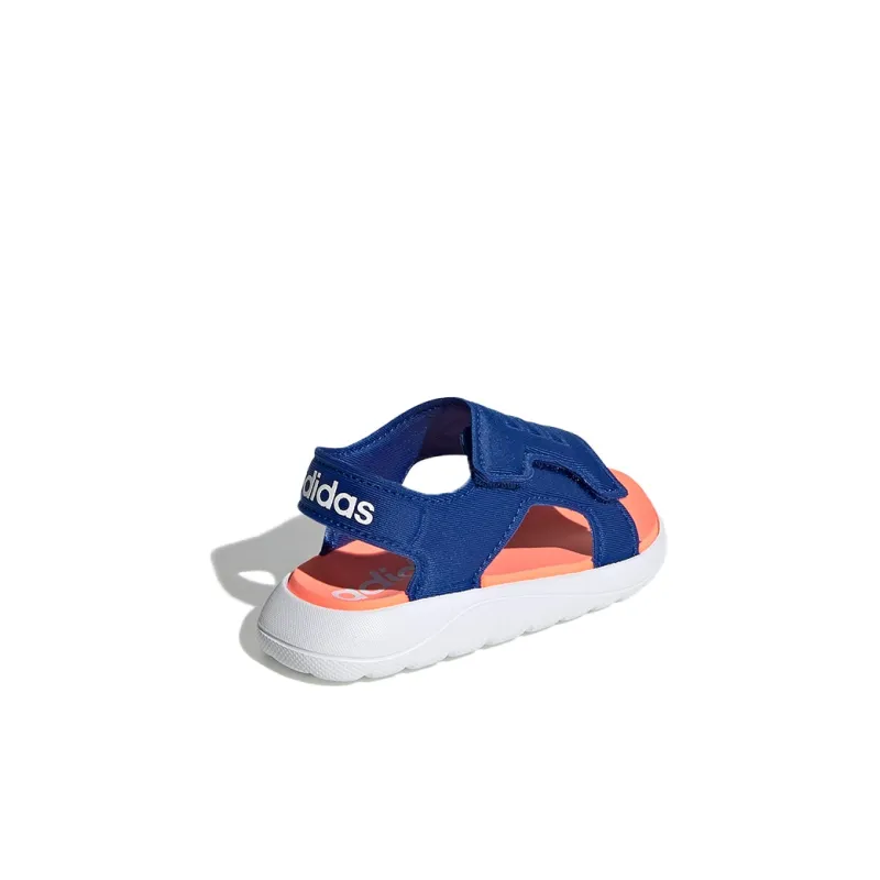 Adidas Neo Comfort Sandals Low Top Toddler Shoes Blue Infant And Toddler-3
