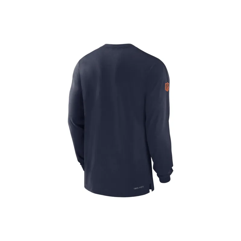 Nike Denver Broncos Sideline Player Team Issue Men's Nike Dri FIT Long Sleeve Top-1