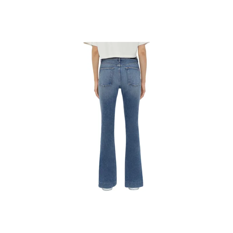 AMIRI Kick Flare Jeans Women's Blue-2