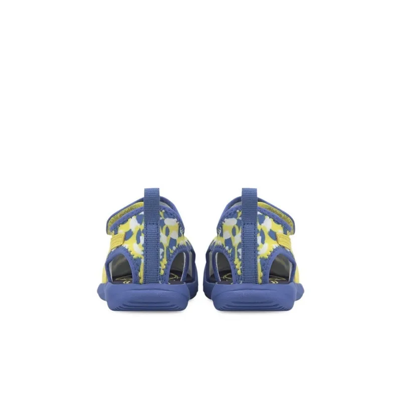 PUMA Aquacat Low Top Toddler Shoes Blue Yellow Infant And Toddler-3