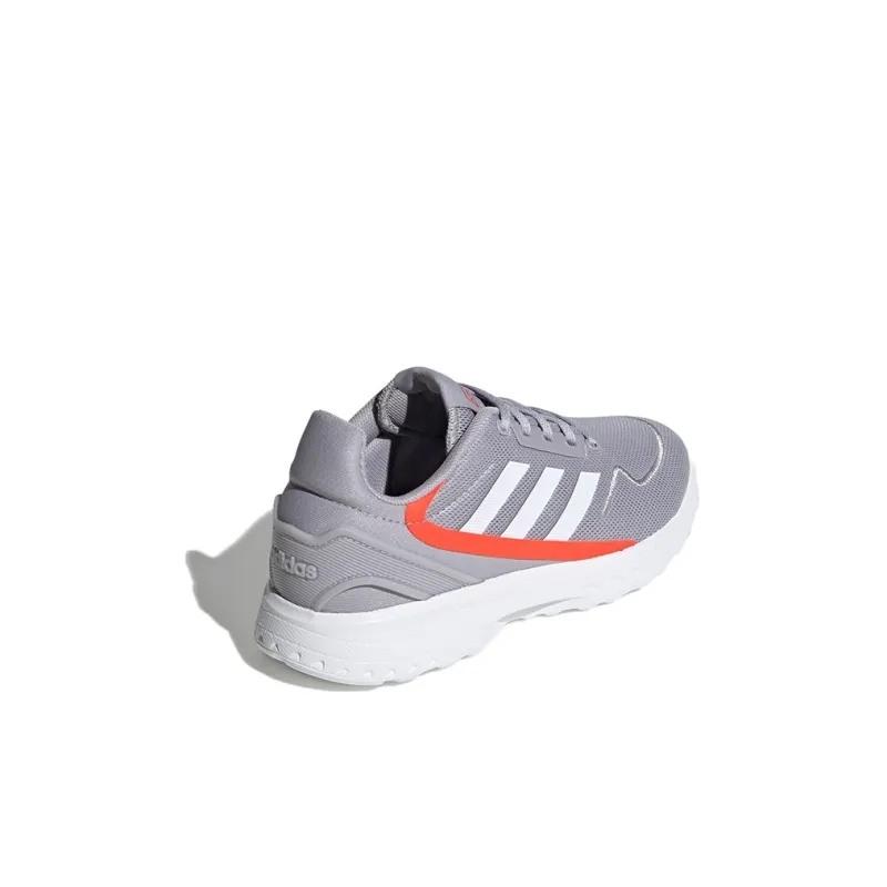Adidas Neo Nebula Ted Low-Top Kids' Running Shoes Gray White Children Aged 3-7 Years Old-3