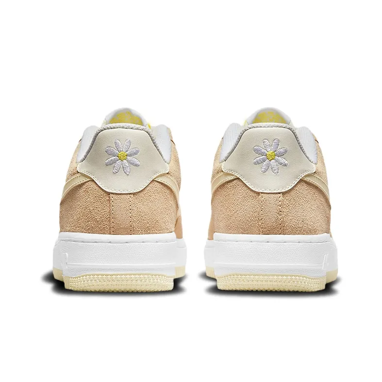 Nike Air Force 1 Lemon Drop Abrasion Resistant Low Top Kids' Skateboarding Shoes Lemon Candy Unisex-4