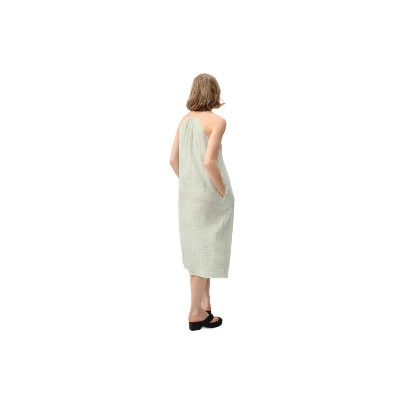 AMERICAN VINTAGE A.M SS24 ROBE FEMME PYKOBOO Slip Dresses Women's Green-2