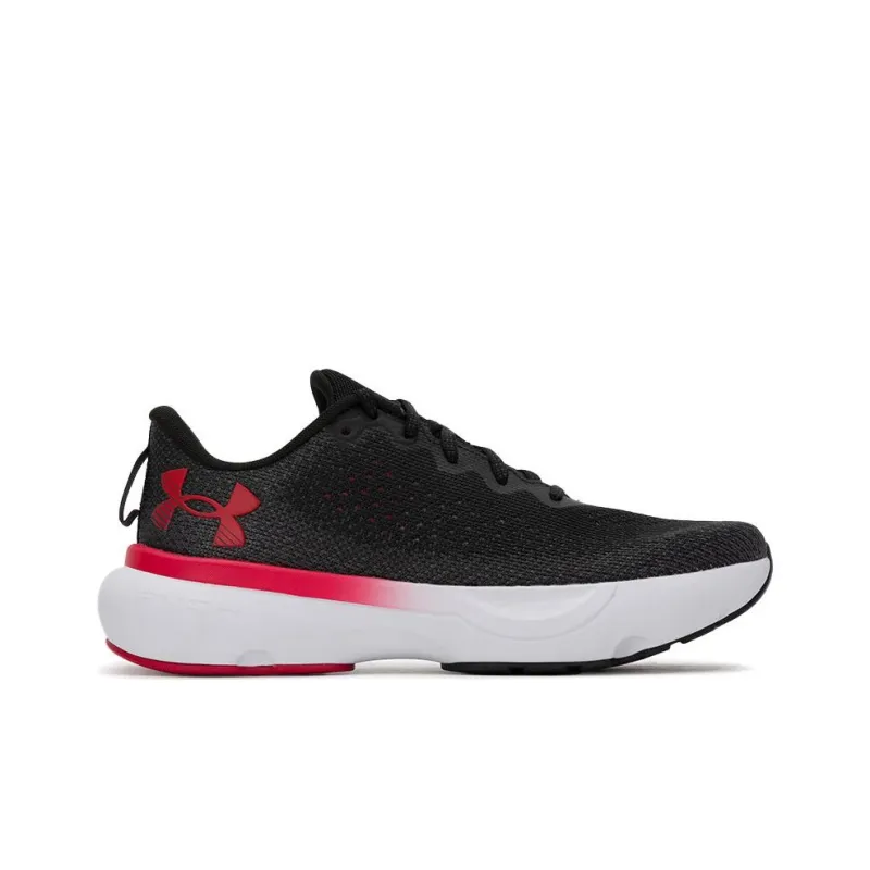Under Armour Infinite 1 Breathable Lightweight Low Top Running Shoes Men's Black Red-1