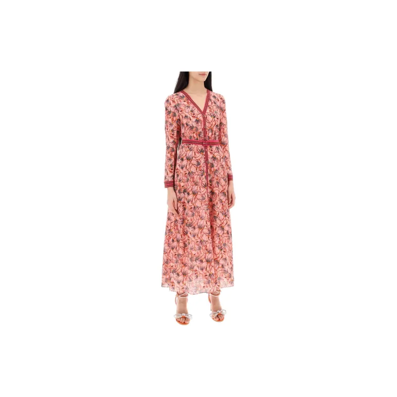SALONI Long-Sleeved Dresses Women's Pink-1