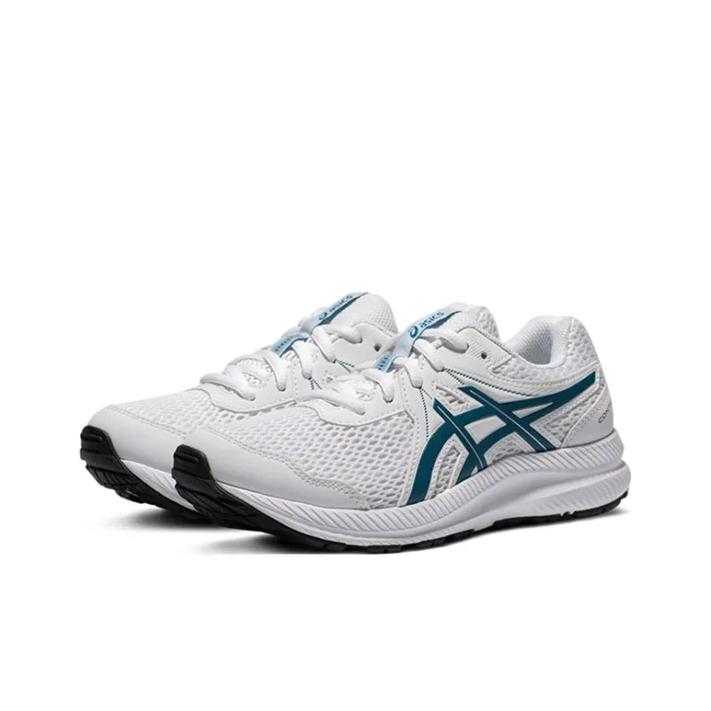 Asics Gel-Contend 7 Low-Top Kids' Running Shoes White Blue Teenagers-2