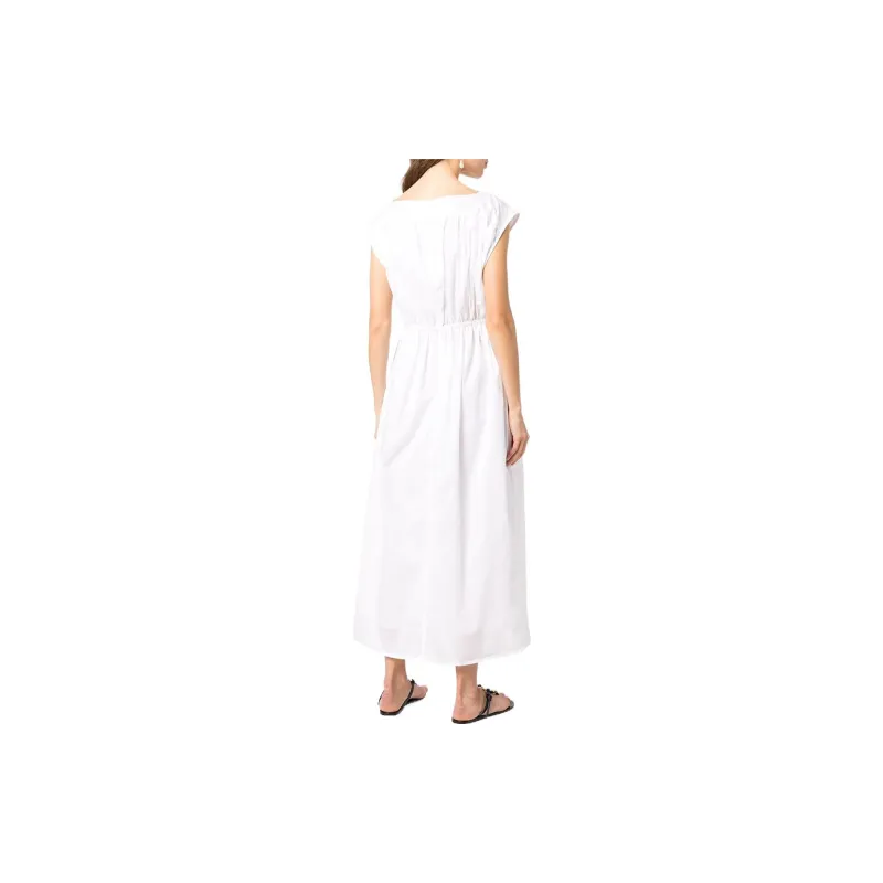 TOTEME Sleeveless Dresses Women's White-3