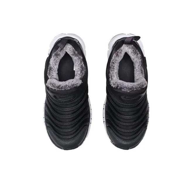 Nike Dynamo Free Slip-Resistant Cushioning Kids Lifestyle Shoes Black White Children Aged 3-7 Years Old-3