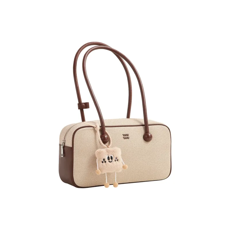 TOUTOU PU Shoulder Bag Tubas Women's Hazelnuts Brown-1