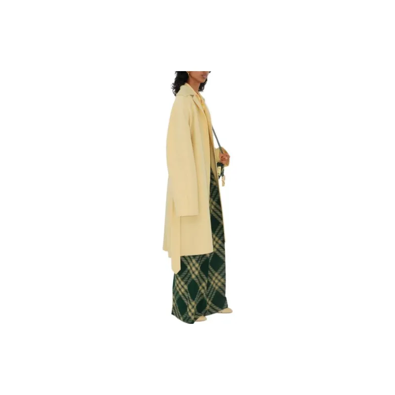 Burberry Coat Women's Yellow Narcissus-4