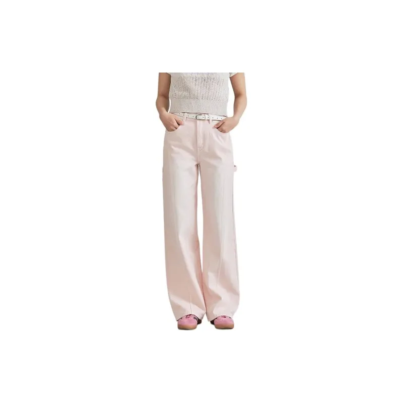 COVERNAT SS24 Jeans Women's Light Pink-2