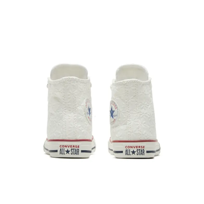 Converse Chuck Taylor All Star High Top Kids Canvas Shoes White Children Aged 3 7 Years Old-4