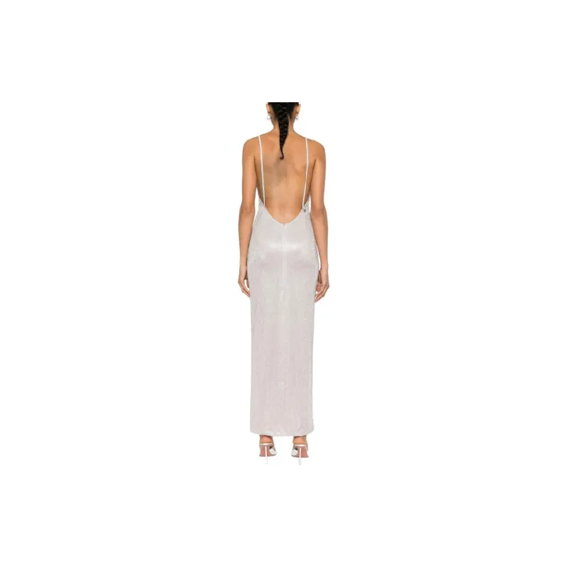 CHIARA FERRAGNI Glittered Maxi Dress-3