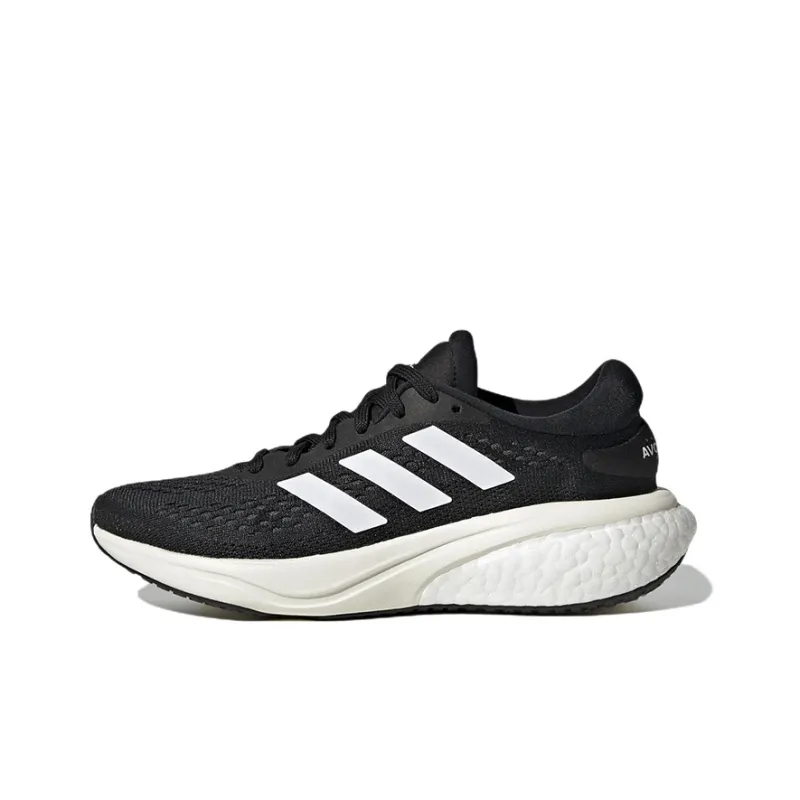 Adidas Supernova 2 J Slip Resistant, Abrasion Resistant, Breathable Low Top Kids' Running Shoes Black Teenagers-0