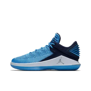 Jordan Air Jordan 32 Low Top Children's Basketball Shoes Carolina Blue Teenagers