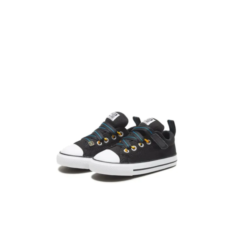 Converse Chuck Taylor All Star Easy On Easy Off Low Top Toddler Shoes Black Baby-2