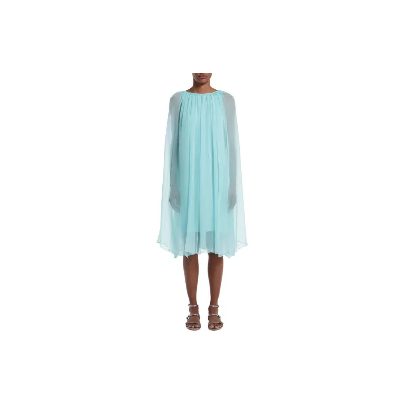 MaxMara Short Sleeveless Flared Dress-2