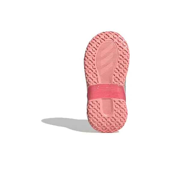 Adidas 4Uture Rnr El I Slip-Resistant Cushioning Wear-Resistant Low-Top Toddler Shoes Gray Pink Infant And Toddler-5