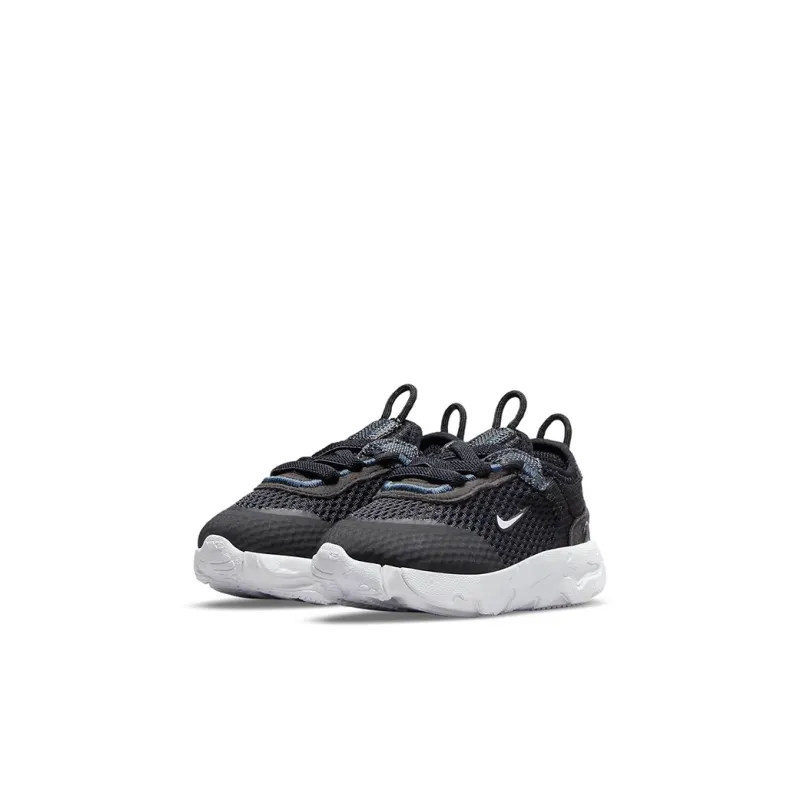 Nike React Live Slip Resistant Cushioning Abrasion Resistant Low Top Toddler Shoes Black Infant And Toddler-2