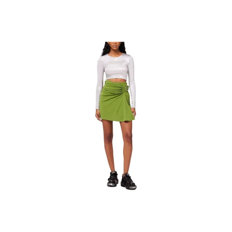 Paco Rabanne Ruched Detailed Belted Mini Skirt-2