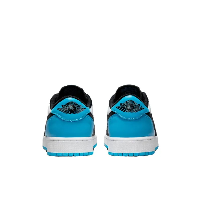 Jordan 1 Retro Low OG Black Dark Powder Blue GS-3
