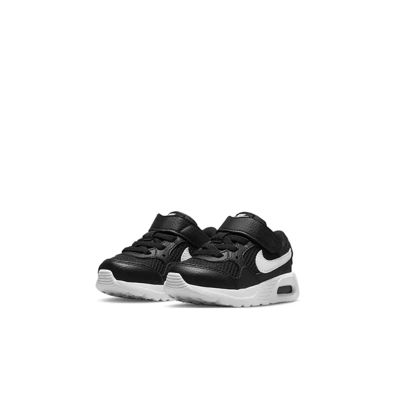 Nike Air Max SC Slip-Resistant Cushioning Wear-Resistant Low-Top Toddler Shoes Black White Infant And Toddler-2