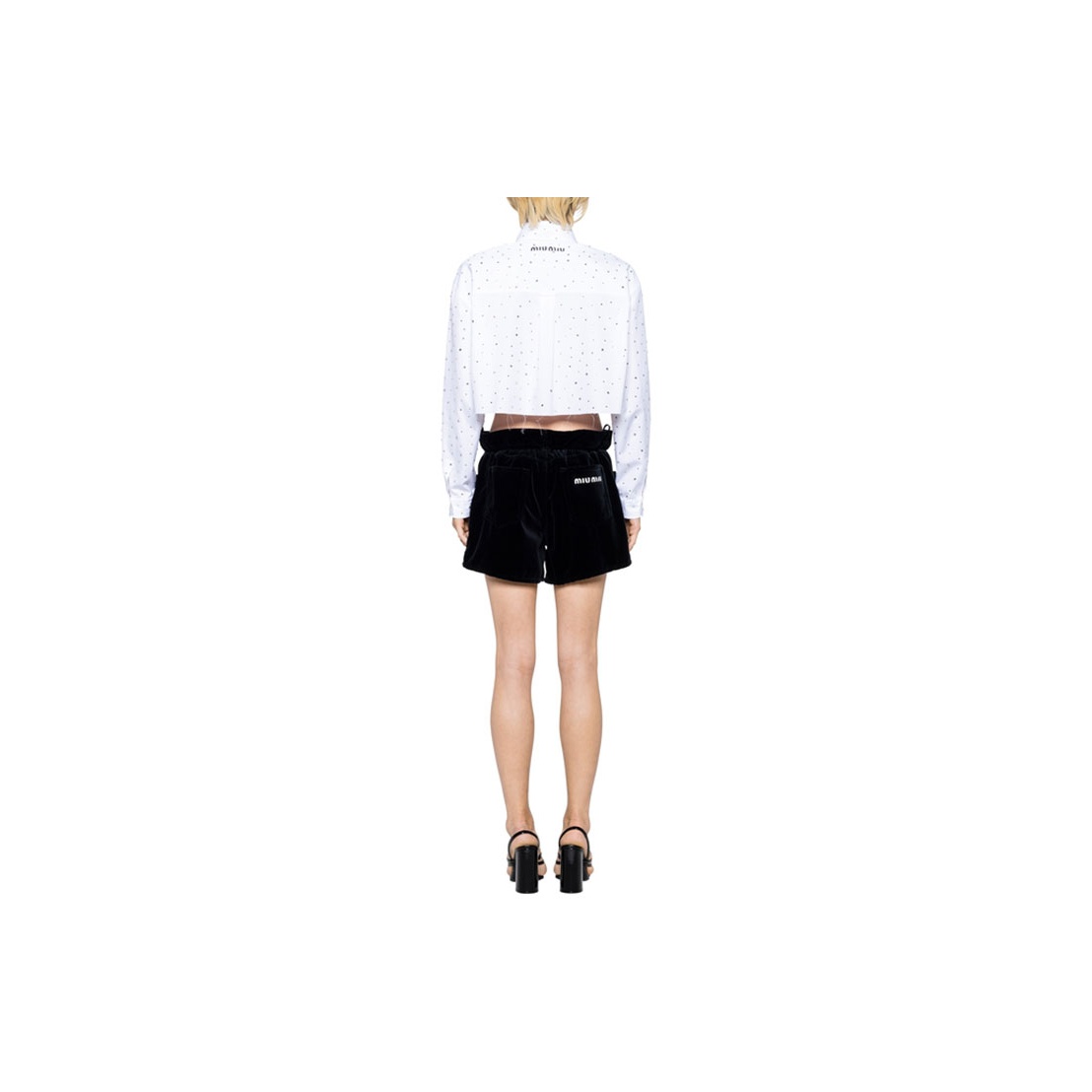 MIU MIU Casual Shorts Women's Black - POIZON MIU MIU Casual Shorts Women's Black - POIZON
