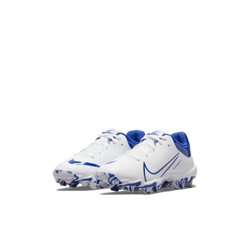 Nike Hyperdiamond 4 Keystone GG Slip-Resistant Cushioning Wear-Resistant Kids' Training Shoes White Blue Kids'-2
