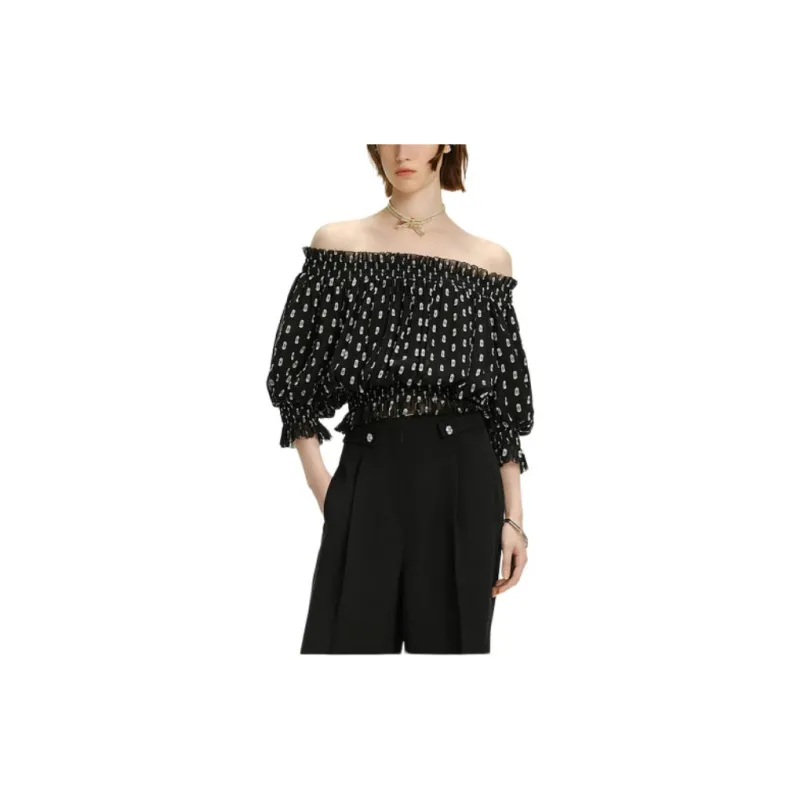 KARL LAGERFELD SS24 Shirt Women's Black-6