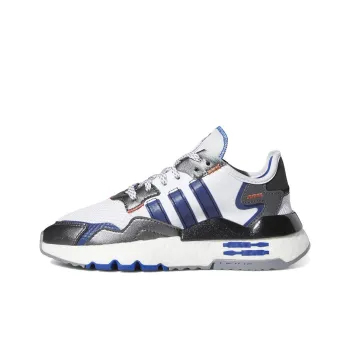 Star Wars x Adidas Originals Nite Jogger J Low Top Sports Casual Shoes Blue White Teenagers