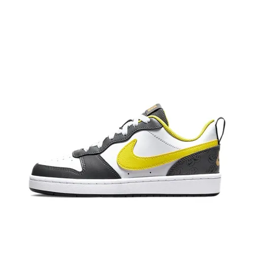 Nike Court Borough Low 2 SE 'White Yellow Strike GS