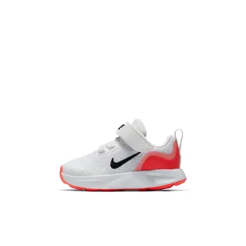 Nike Wearallday Slip Resistant Cushioning Low Top Running Shoes White Red Black Infant And Toddler