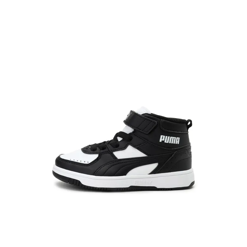 Puma Rebound Joy Little Kid 'Black White'-0