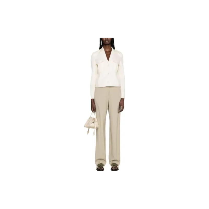 THEORY Buttoned Straight Hem Cropped Jacket-2