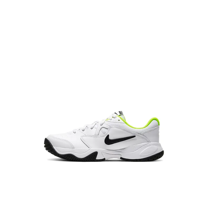 Nike Court Lite 2 Jr. Slip-Resistant Cushioning Kids' Training Shoes White Green Kids'-0