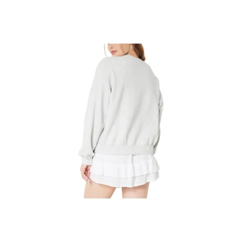 Hollister Sweatshirt Women's Light Heather Gray-1