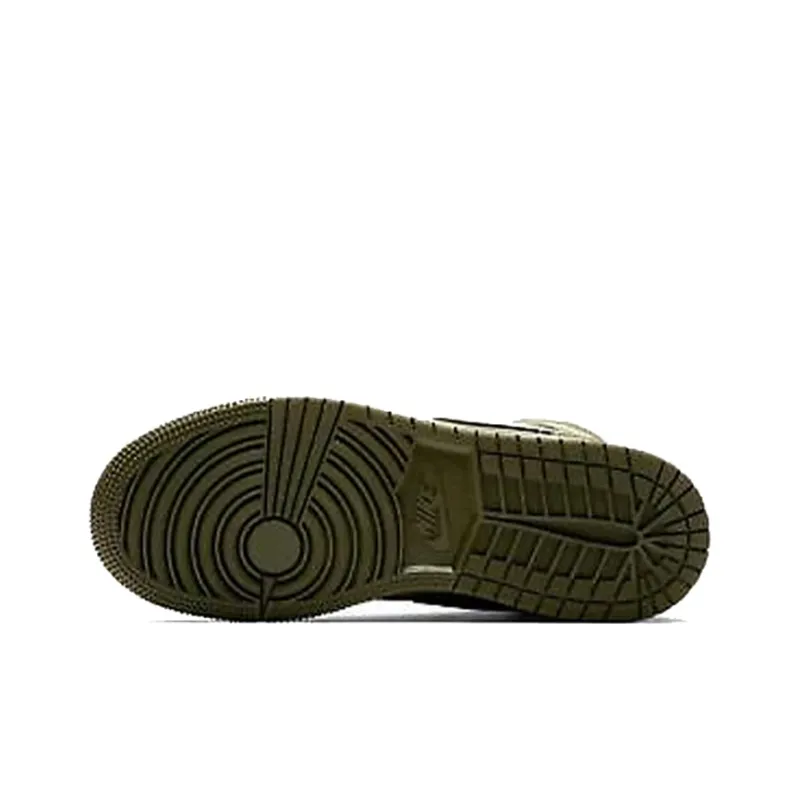Jordan 1 Retro Mid GS Olive Canvas-4
