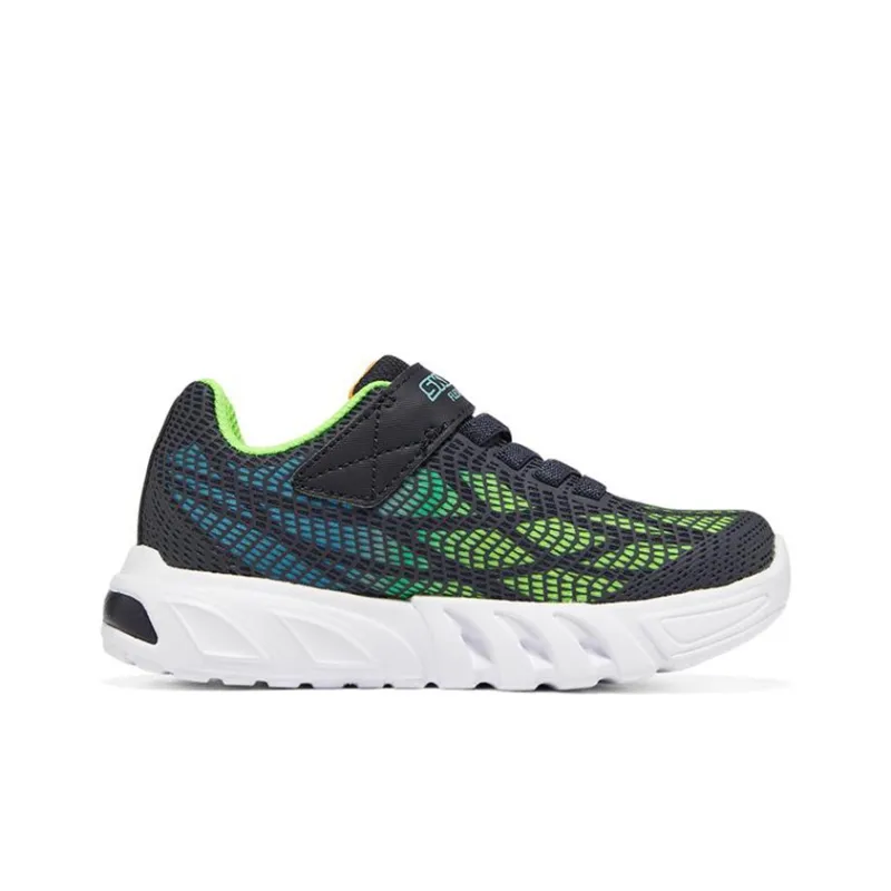 Skechers Flex Glow Elite Slip Resistant Cushioning Abrasion Resistant Low Top Kids Lifestyle Shoes Blue Kids'-1
