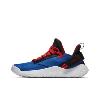 Jordan Proto 23 Slip Resistant Cushioning Low Top Children's Basketball Shoes Black Blue Red Teenagers