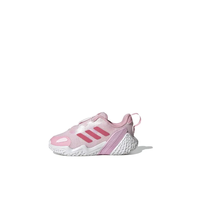Adidas 4Uture Anti Slip Wear Resistant Low Top Running Shoes Pink Infant And Toddler-0