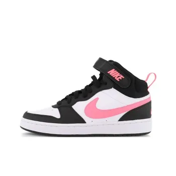 Nike Court Borough 2 Mid White Sunset Pulse GS
