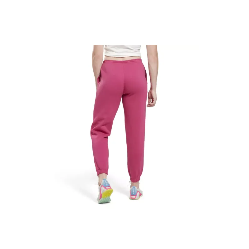 Reebok RI FLEECE JOGGER Knitted Sports Pants Women's Rose Red-3