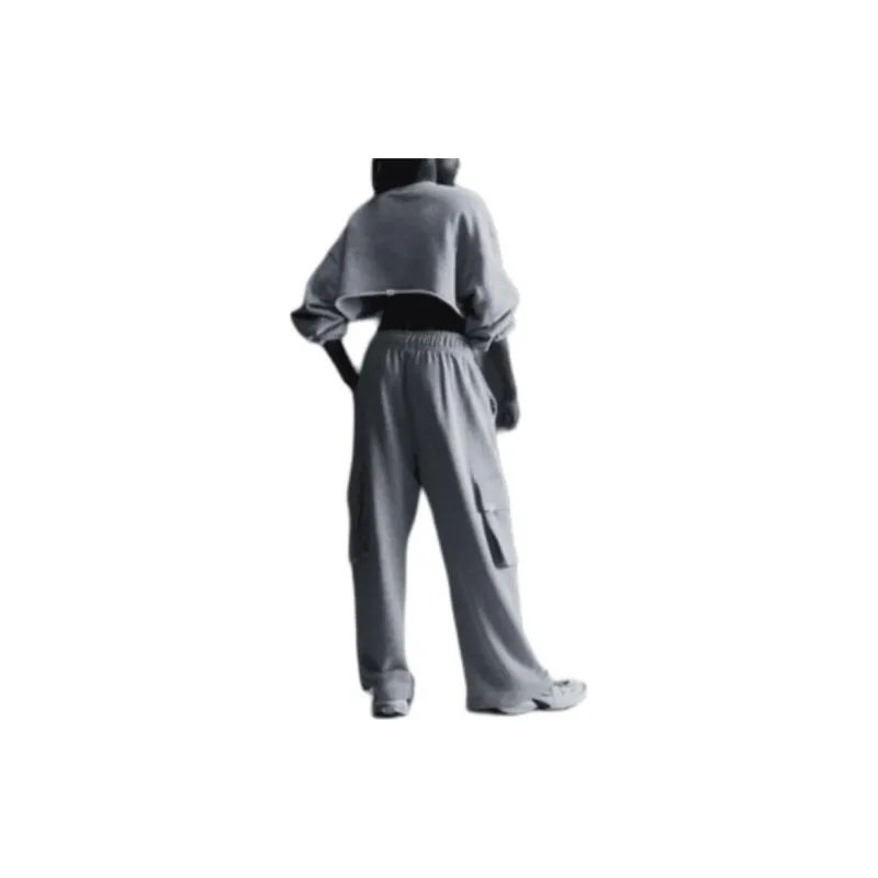 Nike Sportswear Women's Low-Rise Oversized French Terry Open-Hem Pants-2