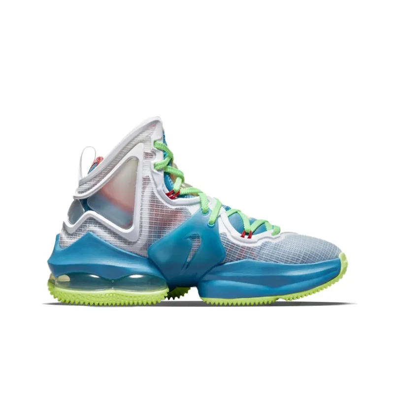 Nike LeBron 19 Dutch Blue Lime Glow GS-1